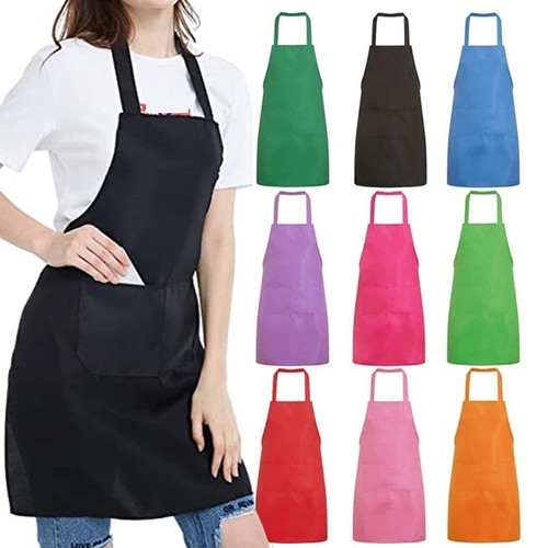 Black chef apron kitchen - black,