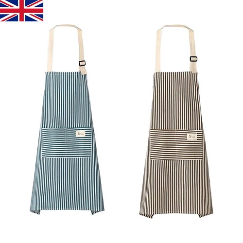 2pcs striped apron - apron, kitchen