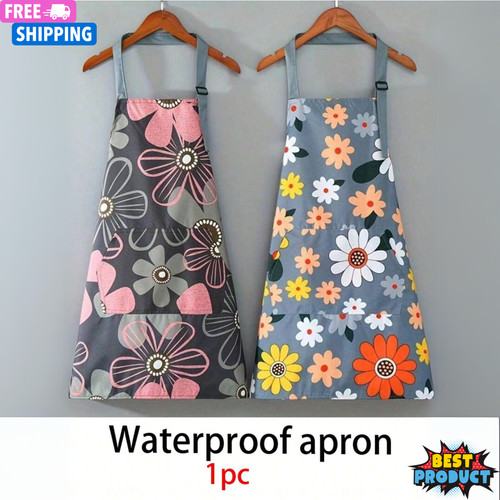 Floral kitchen apron chefs - floral,
