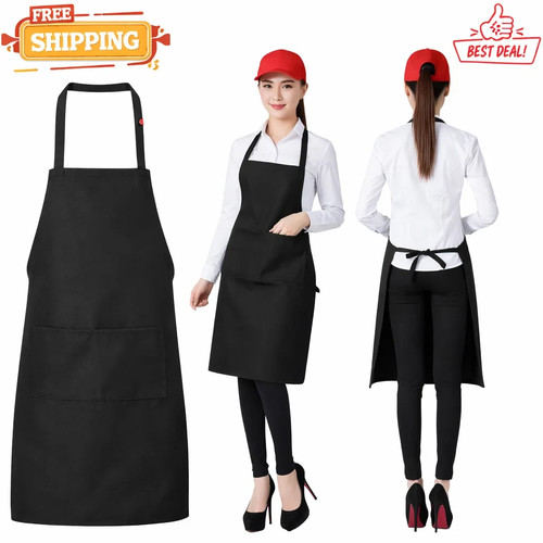 Chefs aprons plain front - aprons,