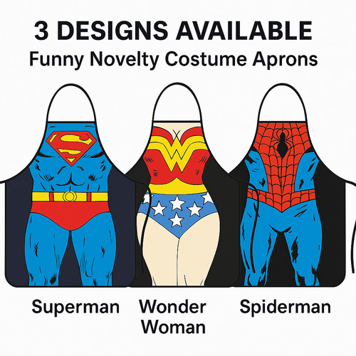 Superhero apron kitchen chef - superhero,