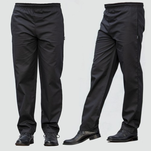 Black chef trousers excellent - black,
