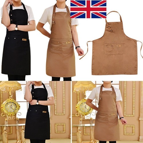 Canvas apron with pockets - apron,