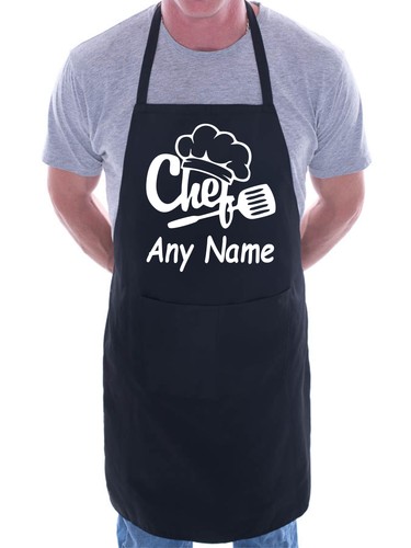 Personalised apron chef your - personalised,